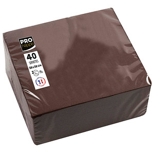 Image PROnappe Dinner-Servietten, 380 x 380 mm, schokobraun