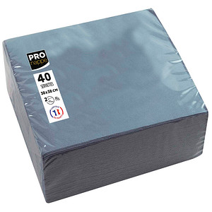 Image PROnappe Dinner-Servietten, 380 x 380 mm, grau