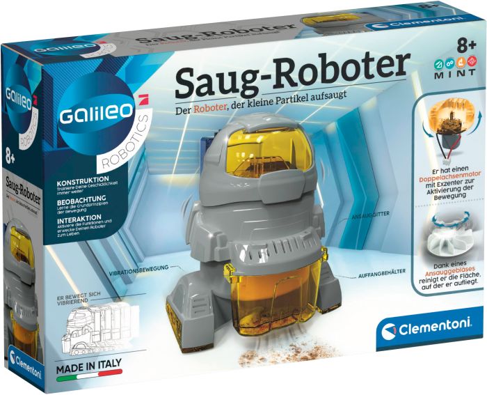 Image Clementoni Experimentierkasten Saug-Roboter mehrfarbig