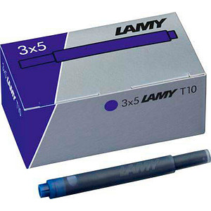 Image LAMY T10 Tintenpatronen für Füller königsblau 15 St.