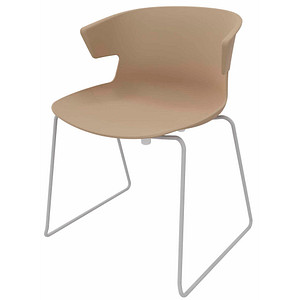 Image Quadrifoglio Besucherstuhl COVE OCOVEV02/2P9G beige Kunststoff