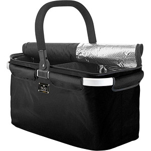 Image Genius Einkaufskorb Falko Duo Stoff schwarz