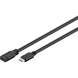Image WENTRONIC Goobay USB 3.0 SuperSpeed Kabel 1 m, Schwarz