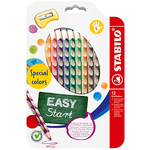 Image STABILO Dreikant-Buntstifte EASYcolors L, 12er Etui