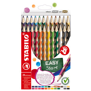 Image STABILO Dreikant-Buntstifte EASYcolors R, 24er Etui