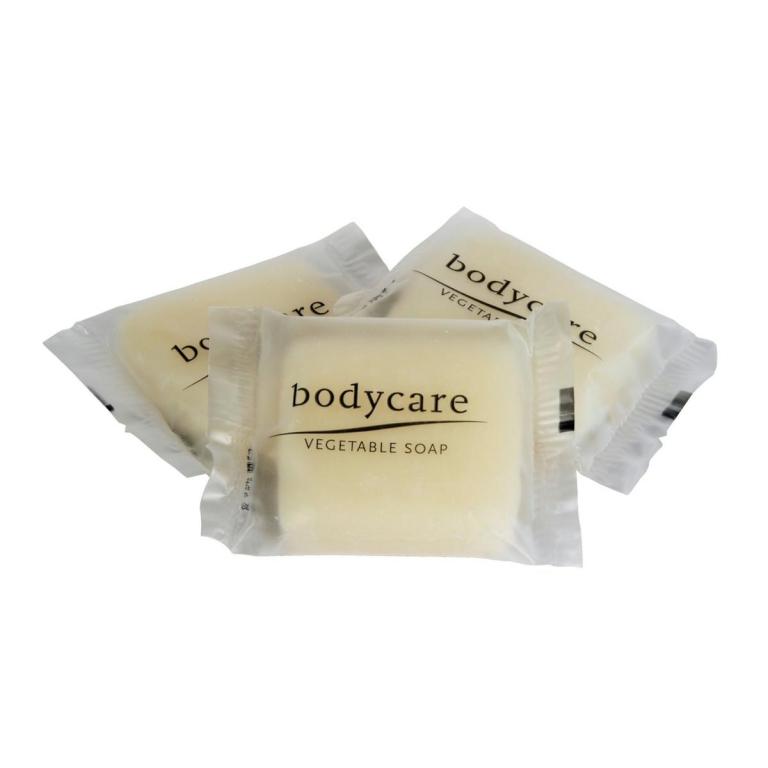 Image Hartseife, weiss quadratisch, 20 g im Flowpack Bodycare | 400 Stück auf pflanzlicher Basis