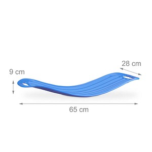 Image relaxdays Balance-Board blau 65,0 x 28,0 x 9,0 cm