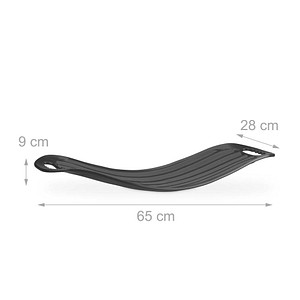 Image relaxdays Balance-Board schwarz 65,0 x 28,0 x 9,0 cm