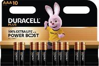 Image DURACELL 1x10 Plus Power Boost Micro MN2400 AAA LR03 1,5V