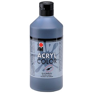 Image Marabu Acrylfarbe Acryl Color, 500 ml, schwarz 073