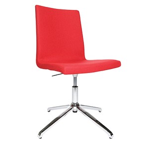 Image Topstar Besucherstuhl Cube EA290 L51 rot Stoff