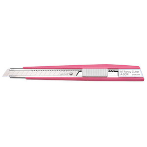 Image NT Cutter A-301RP, Kunststoff-Gehäuse, 9 mm Klinge, pink