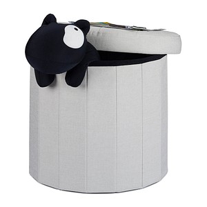 Image relaxdays Hocker mit Stauraum 10022874_550 creme