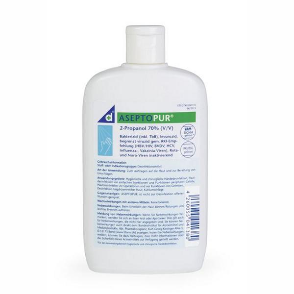 Image Aseptopur | 150 ml alkoholisches Haut-/Händedesinfektionsmittel