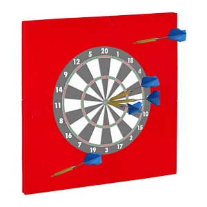 Image relaxdays Dartboard-Surround rot