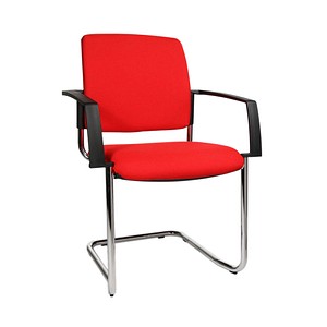 Image 2 Topstar Besucherstühle BtoB 20 BB390A G21 rot Stoff