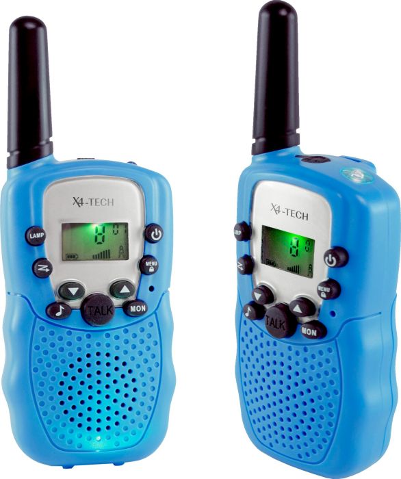 Image X4-TECH Walkie Talkie 2er Set blau