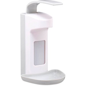 Image relaxdays Desinfektionsspender 10029929_0 weiß Kunststoff 0,5 l