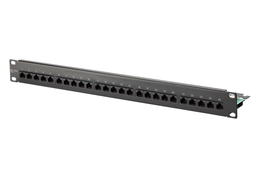 Image METZ CONNECT BTR UAE 25x8(4) Cat.3 130814-0203-E Stahlblech schwarz 19z 1HE Pat