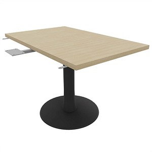 Image Quadrifoglio Verbindungsplatte Idea+ eiche, grau rechteckig 70,0 x 110,0 x 74,0 cm