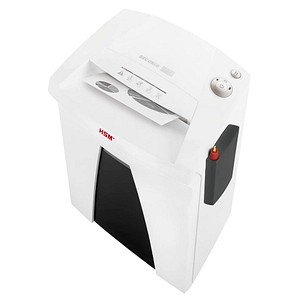 Image HSM SECURIO B24 - externer autom. Öler Aktenvernichter mit Partikelschnitt P-4 4,5 x 30 mm 16 Blatt weiß