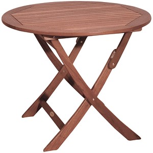 Image Garden Pleasure Gartentisch Stockholm braun rund 90,0 x 90,0 x 73,0 cm