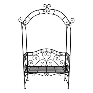 Image Garden Pleasure Gartenbank Colima 504663 schwarz Metall 124,0 cm