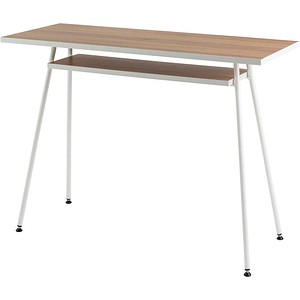 Image PAPERFLOW Schreibtisch easyHome LV1, weiß/walnuss