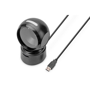 Image DIGITUS 1D/2D Desktop USB-Barcode Scanner, schwarz