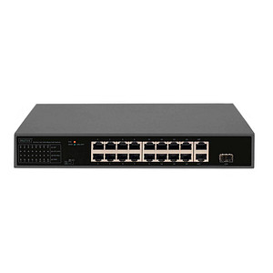 Image DIGITUS PoE Switch, 16 Port, 2 GE Uplinks (RJ45 / SFP)
