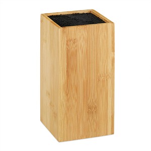 Image relaxdays Messerblock braun