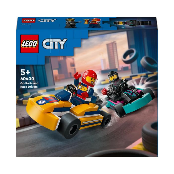 Image City Go-Karts mit Rennfahrern