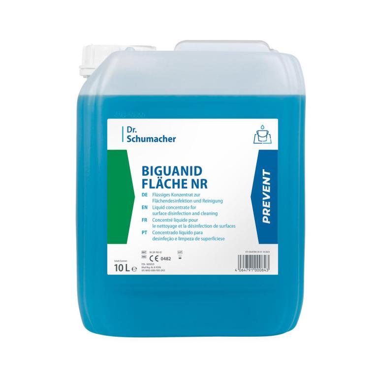 Image BIGUANID FLÄCHE NR | 10 Liter flüssiges Konzentrat zur Flächendesinfektion und Reinigung+++ DESINFEKTIONSMITTEL VORSICHTIG VERWENDEN. VOR GEBRAUCH STETS ETIKETT UND PRODUKTINFORMATIONEN LESEN. +++