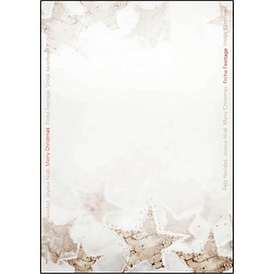 Image sigel Weihnachts-Motiv-Papier Christmas Timber, A4, 90 g/qm