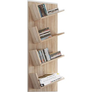 Image VCM my home Bücherregal Lansi sonoma-eiche 33,0 x 16,0 x 90,0 cm