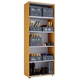 Image VCM my home Schuhregal Vandol I buche 71,0 x 37,0 x 180,0 cm
