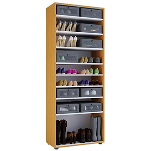 Image VCM my home Schuhregal Vandol I buche 71,0 x 37,0 x 180,0 cm