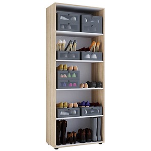 Image VCM my home Schuhregal Vandol I sonoma-eiche 71,0 x 37,0 x 180,0 cm