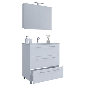 Image VCM my bath Badmöbel-Set Schubo 3-tlg. weiß 80,0 x 46,0 x 86,0 cm