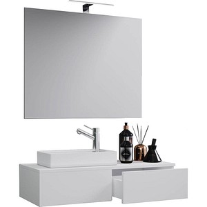 Image VCM my bath Badmöbel-Set Gudas 3-tlg. weiß 85,0 x 35,0 x 29,5 cm