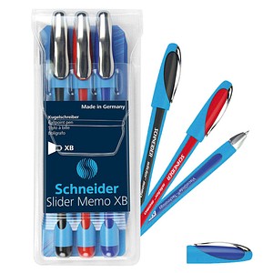 Image 3 Schneider Kugelschreiber Slider Memo farbsortiert Schreibfarbe farbsortiert