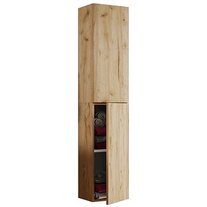 Image VCM my bath Badschrank VCB 11 honig-eiche 33,0 x 22,0 x 150,0 cm