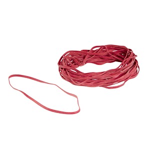 Image Gowi Gummibänder rot 0,4 cm, Ø 13,0 cm, 500,0 g
