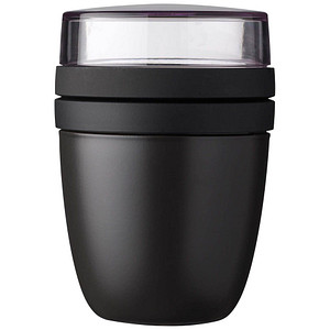 Image MEPAL Speisebehälter Ellipse nordic black 0,5 + 0,2 l