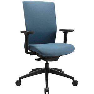 Image Topstar Bürostuhl Sitness AirWork G, PA40OMT6MT6 Stoff blau, Gestell schwarz