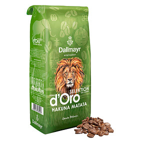Image Dallmayr Crema d'Oro Selektion des Jahres Hakuna Matata Kaffeebohnen 1,0 kg