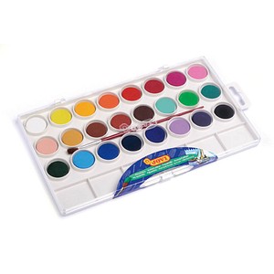 Image JOVI Wasserfarbkasten 24 Farben