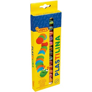 Image JOVI Knete PLASTILINA farbsortiert 15 Farben je 15,0 g
