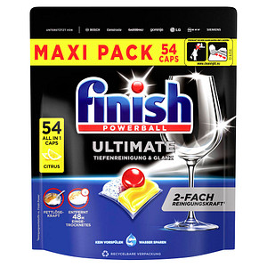 Image Calgonit finish POWERBALL ULTIMATE All in 1 Citrus Spülmaschinentabs 54 St.