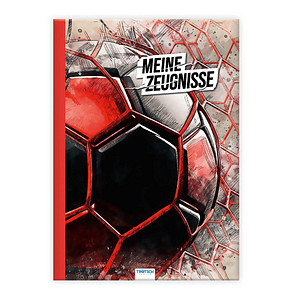 Image TRÖTSCH VERLAG Zeugnismappe DIN A4, 10 Hüllen Fußball